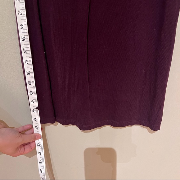 Victoria’s Secret Ribbed Maroon Dress - Picture 8 of 8